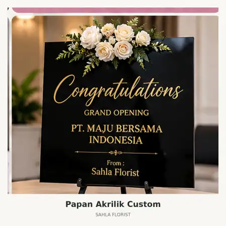 Papan Bunga Akrilik Pemuda Semarang